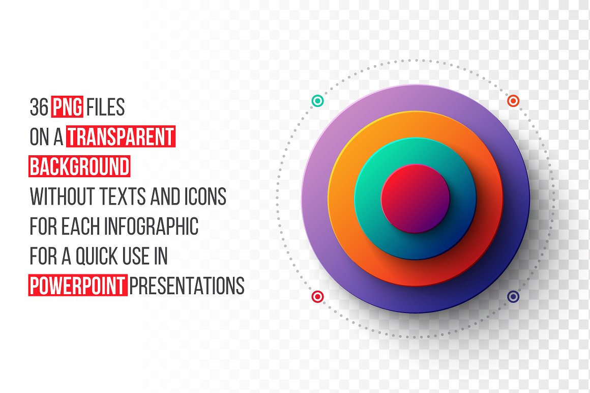渐变风格信息图形模板 Gradient infographics templates插图(1)