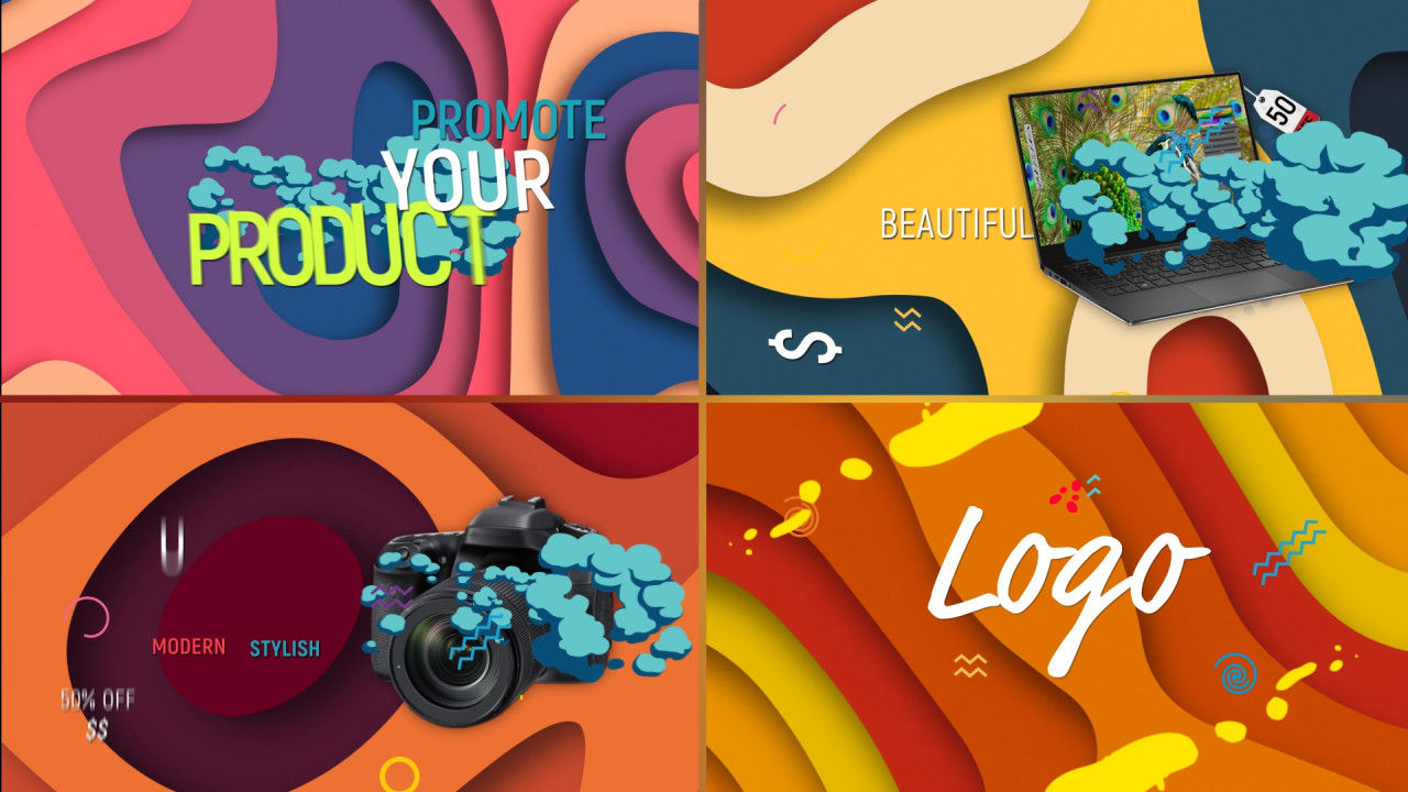 现代产品宣传介绍素材库精选AE模板