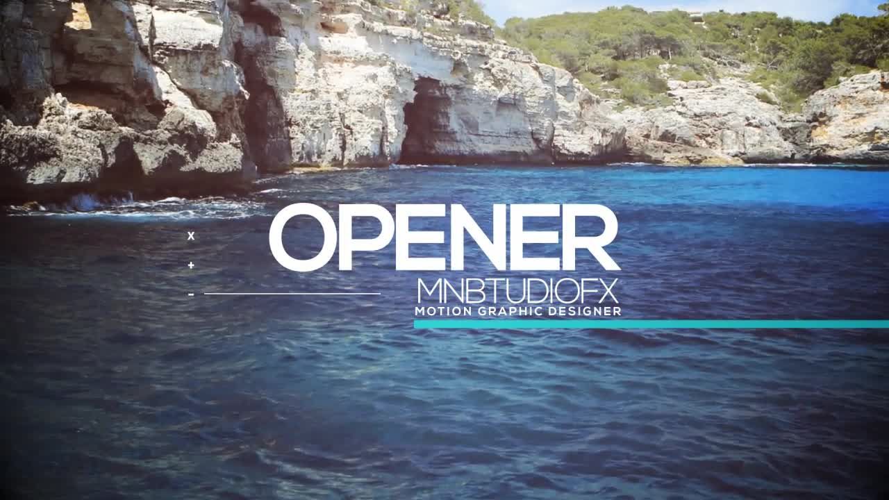 动态叠加效果动画AE视频模板