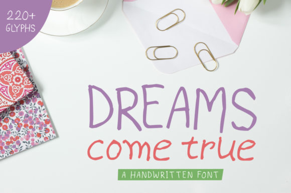 Dreams Come True Font素材之家精选英文字体