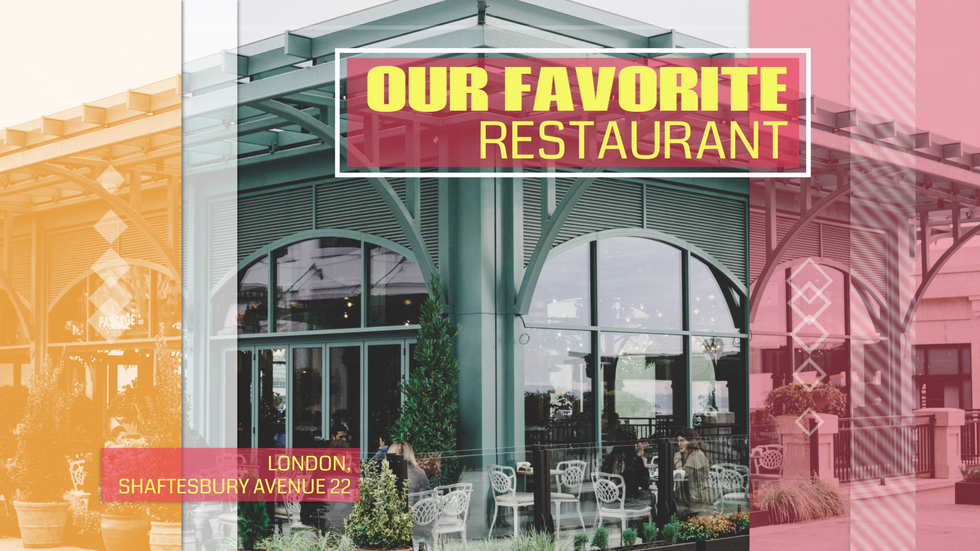 时尚设计和优雅动画餐厅促销素材库精选AE模板