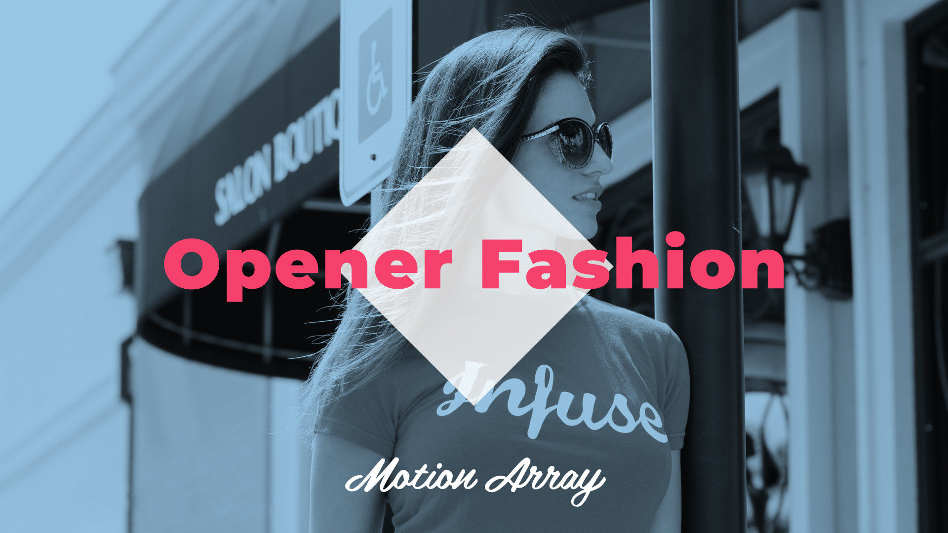 具有强大而前卫的设计的Opener动画ae模板