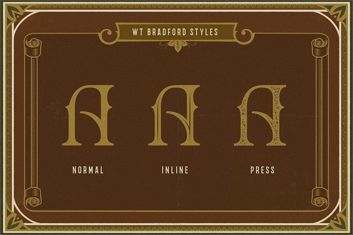 Bradford font插图4 Bradford font插图4