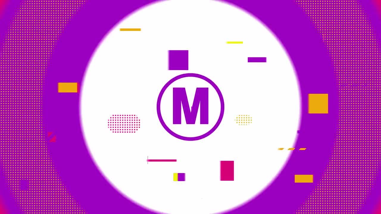 多彩形状变化片头素材库精选AE模板