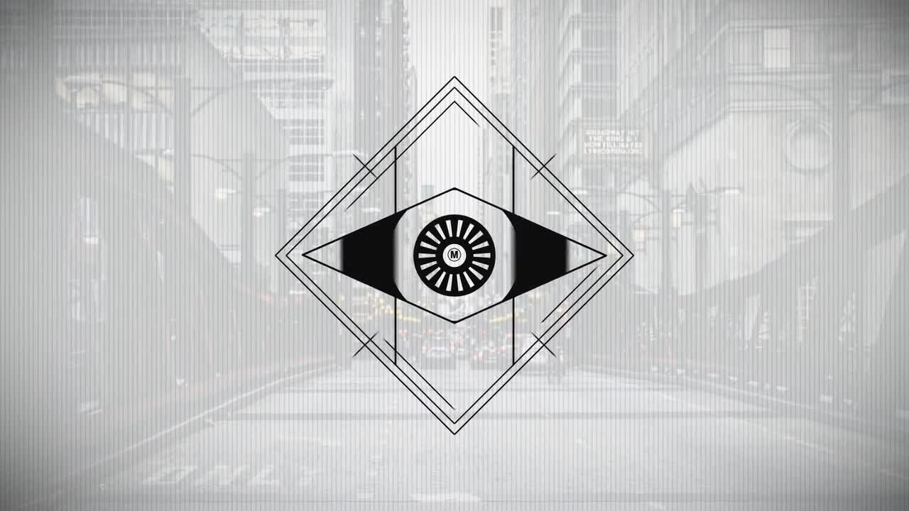 摄影工作室眼睛形状效果标志素材库精选AE模板