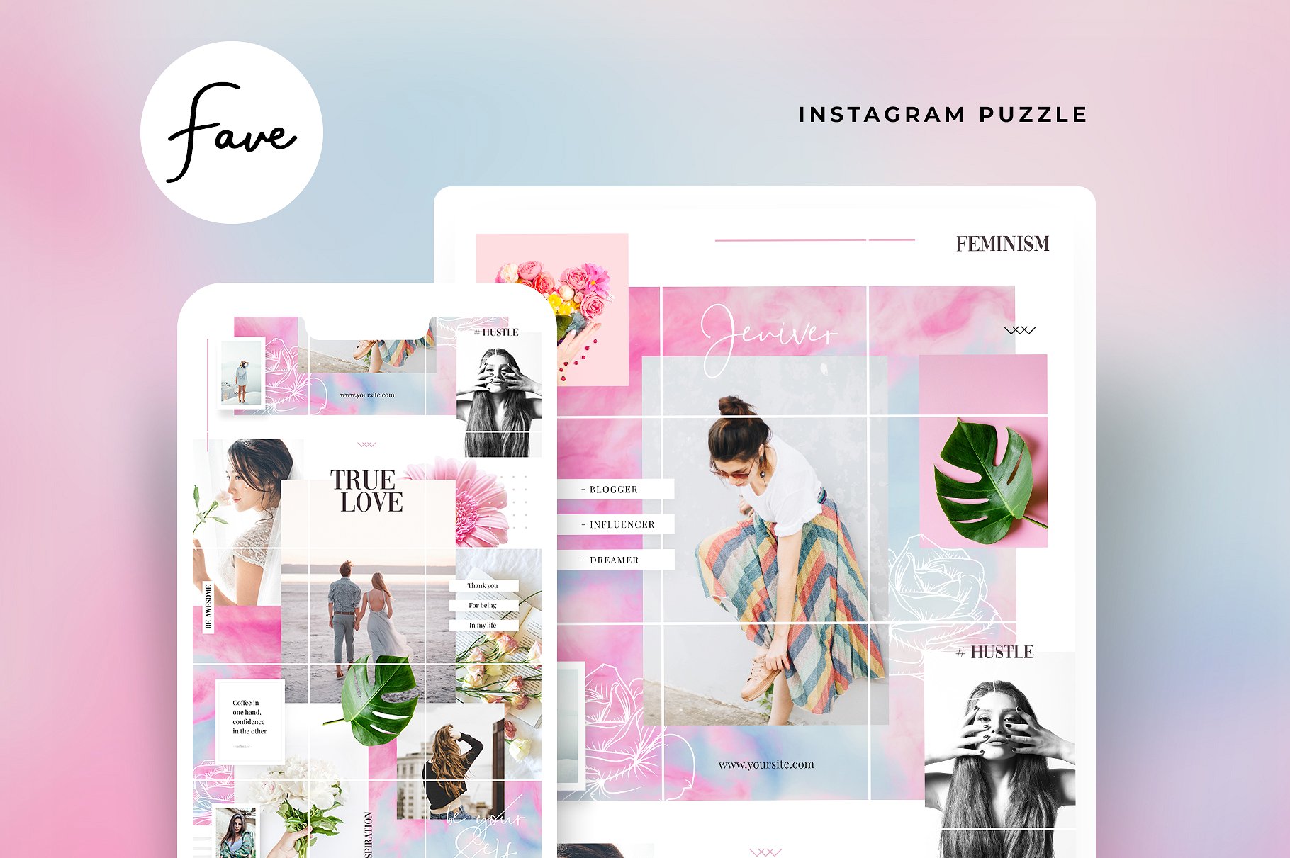 时尚高端的Instagram 社交媒体模板素材库精选合辑下载 Royal Instagram Bundle [psd]插图(3)