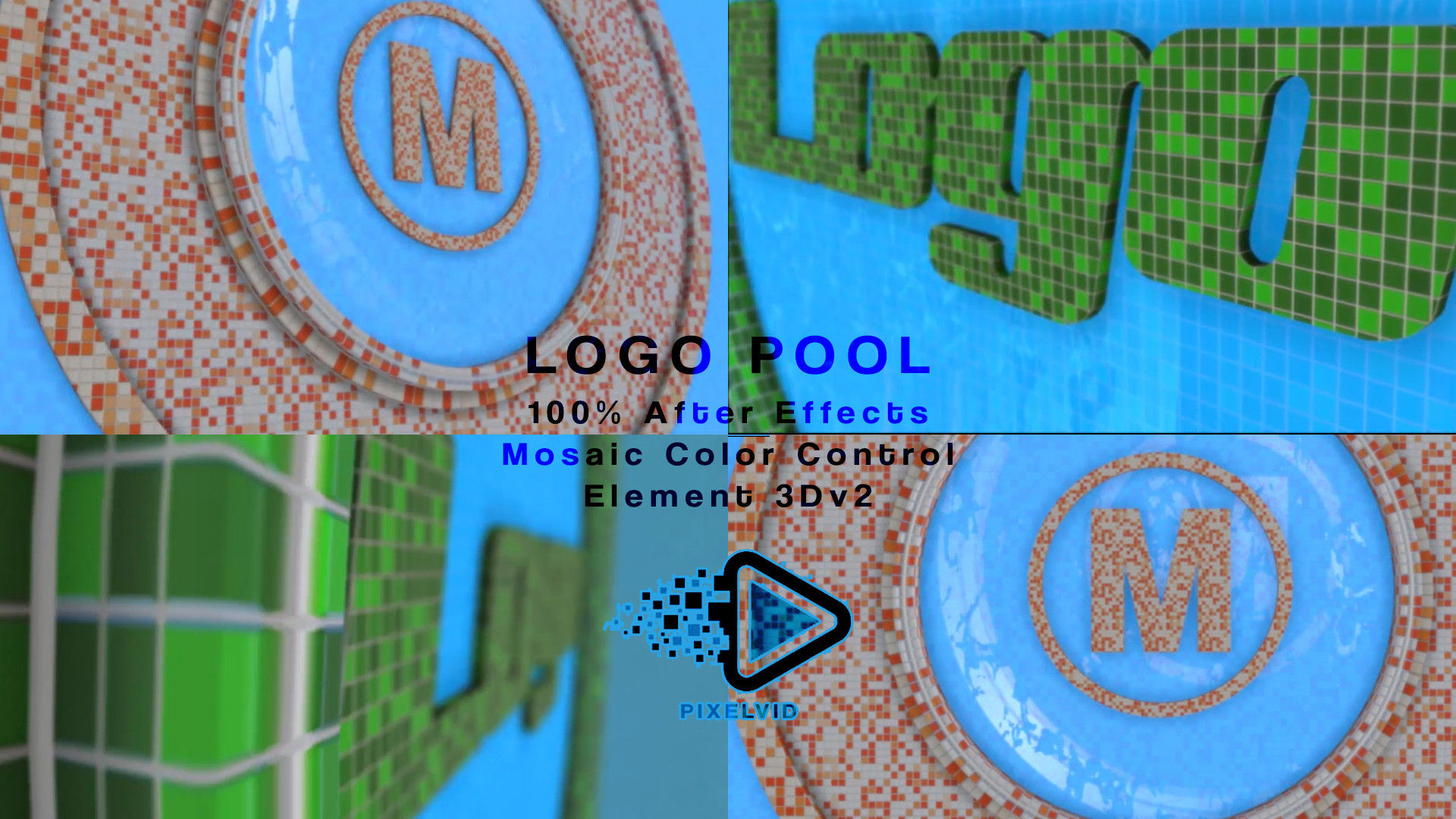 具有现代外观和动态动画徽标显示素材库精选AE模板