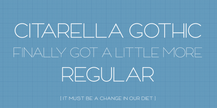 Citarella Gothic Full Font插图1