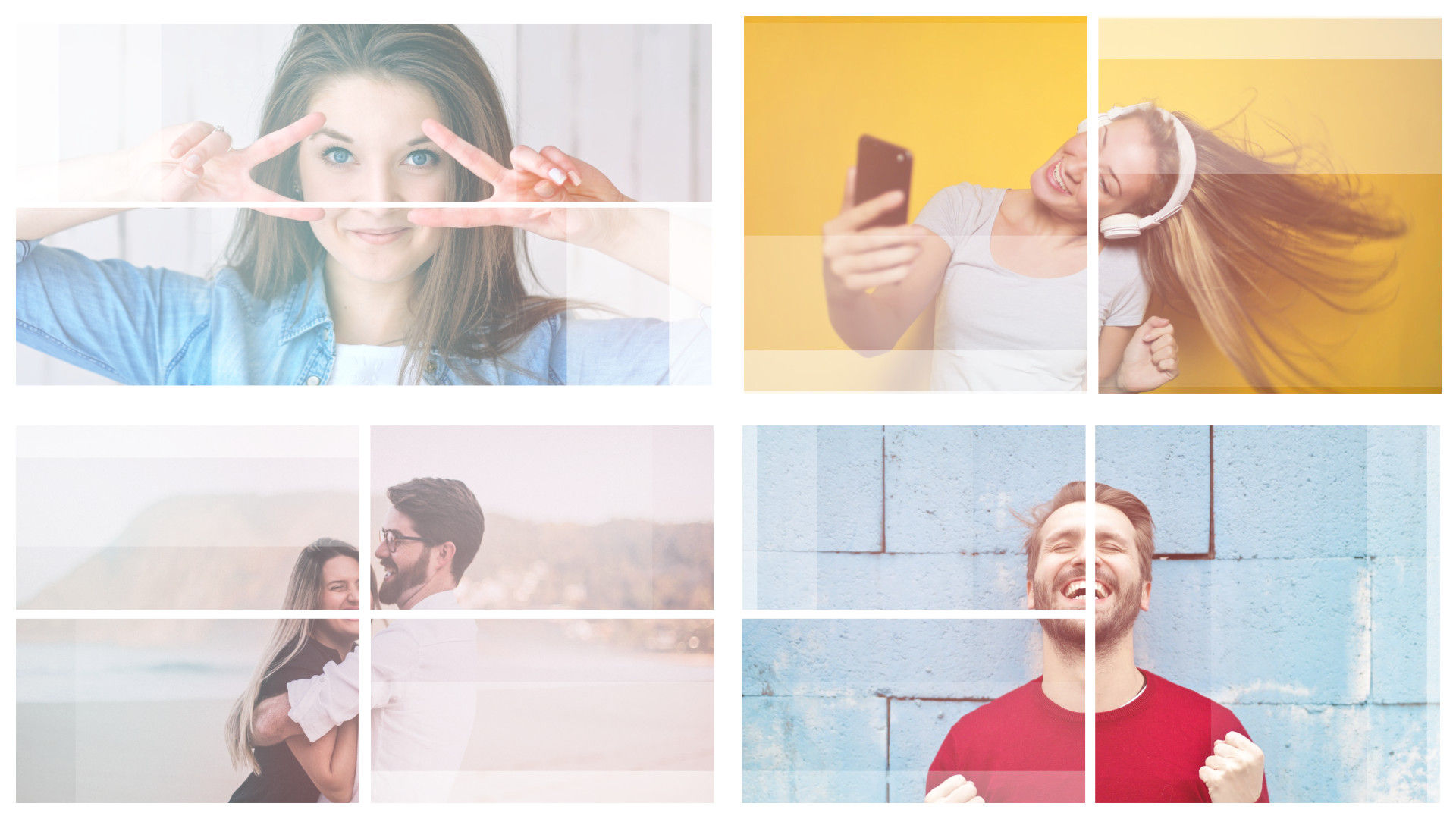 现代干净创意的照片幻灯片素材库精选AE模板