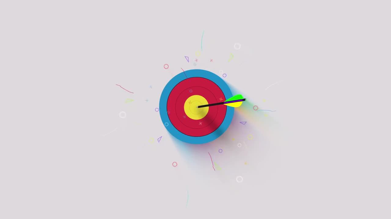 企业目标徽标显示素材库精选AE模板