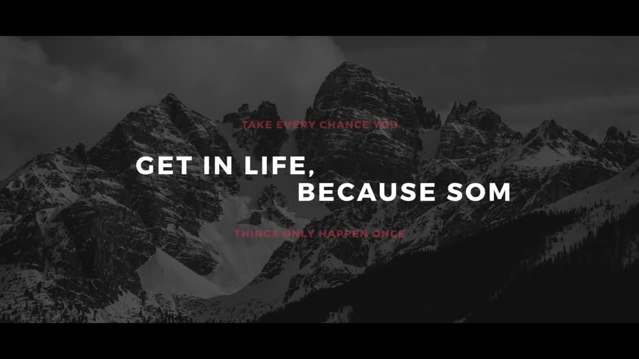 16个动态排版标题素材库推荐PR模板