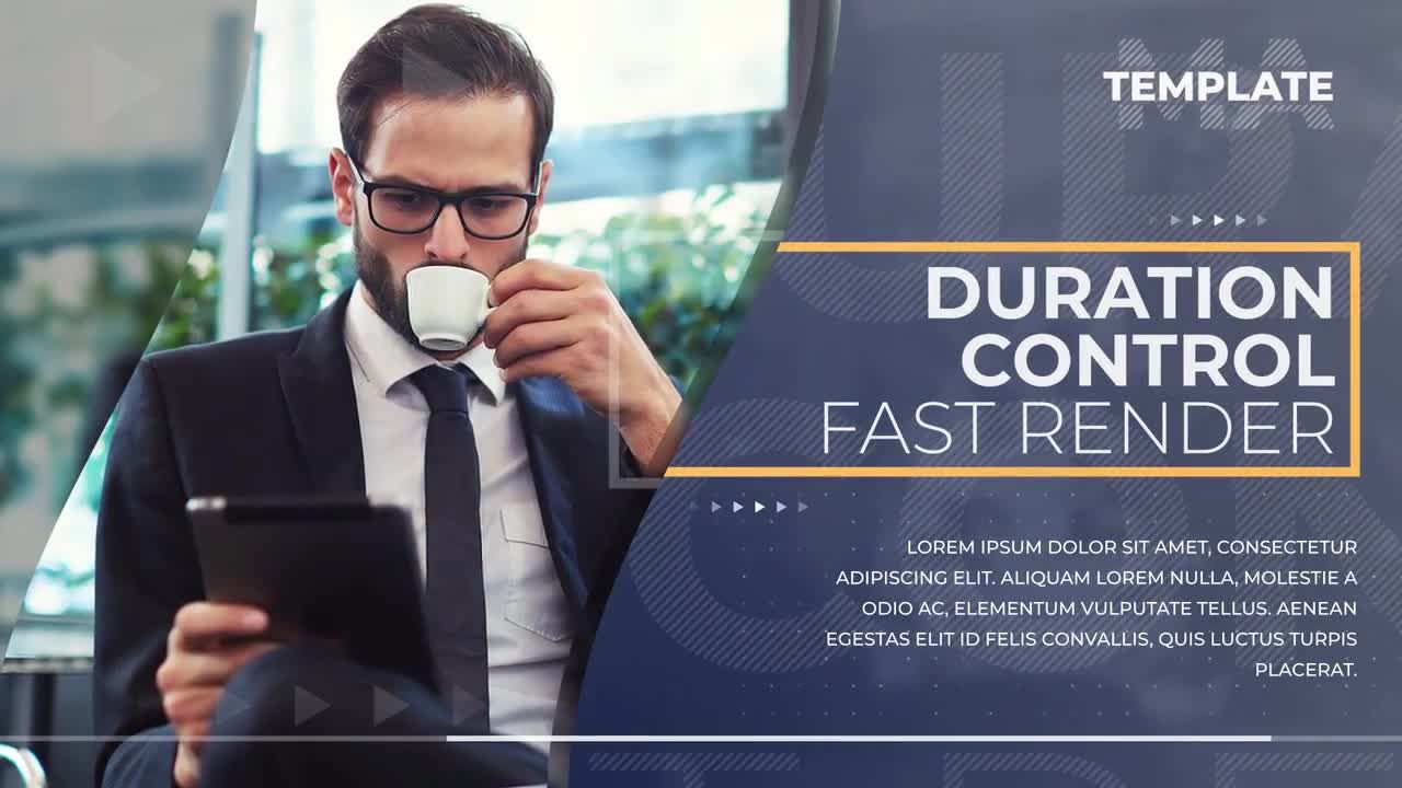 超现代简洁促销活动素材库精选AE模板