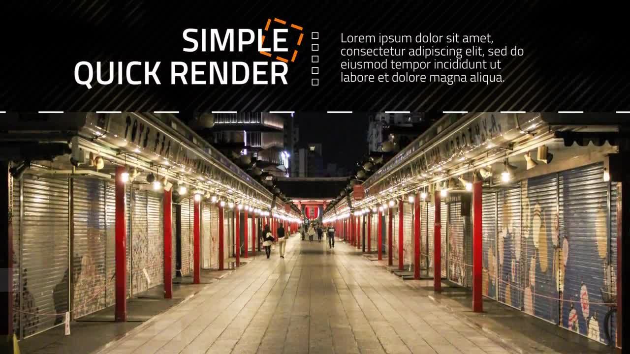 11个方线和虚线图文宣传展示Pr模板