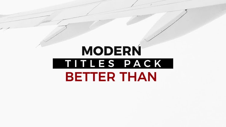 干净流畅的动画标题素材库精选pr模板