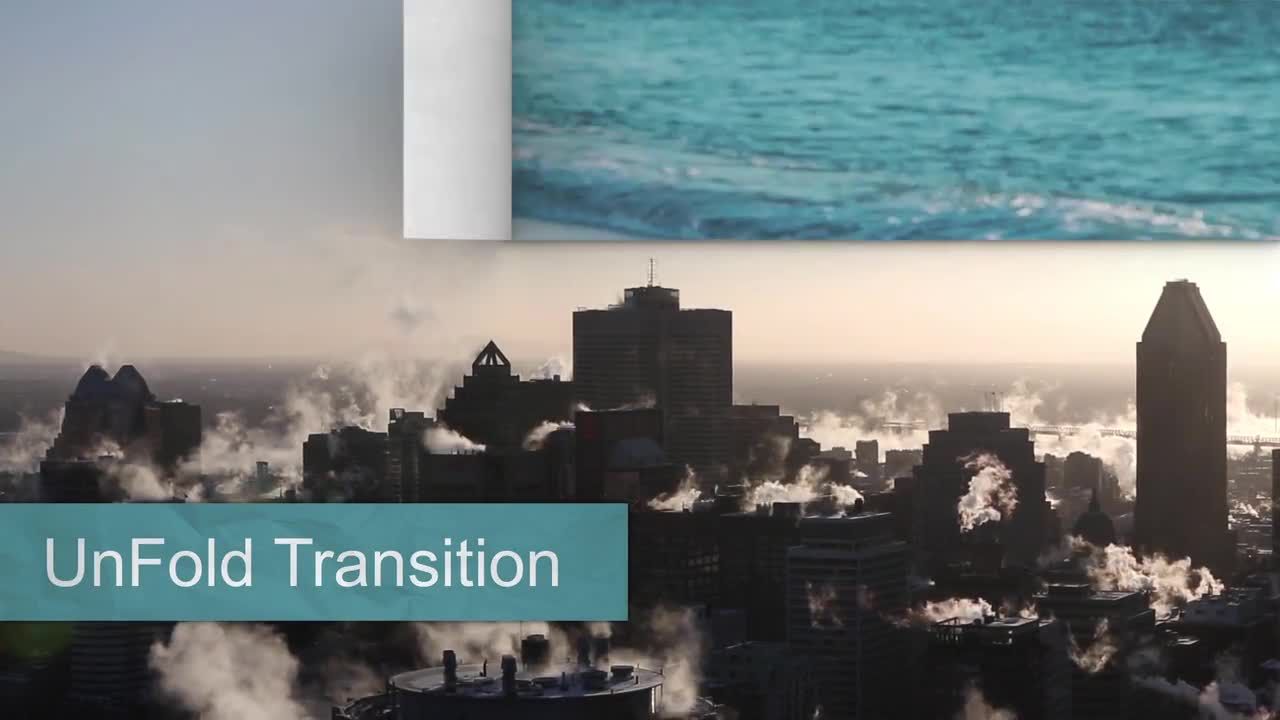 平滑展开企业演示转场效果素材库精选AE模板