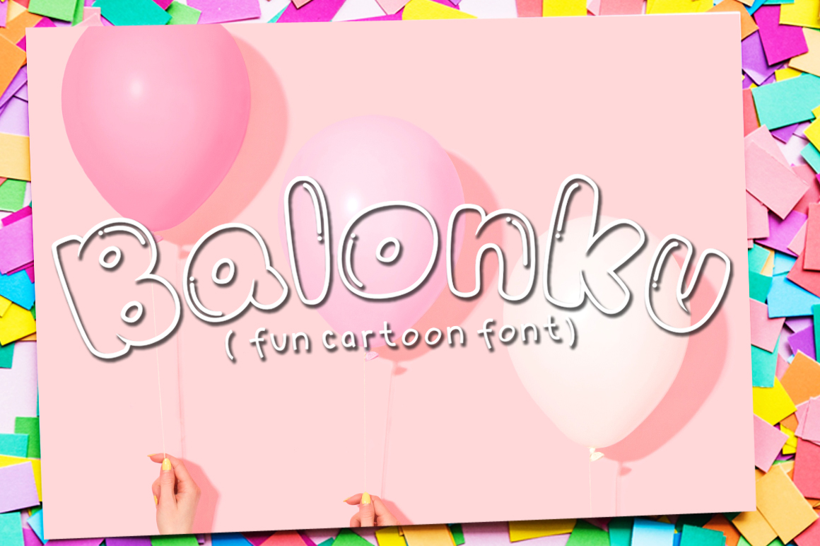 Balonku Font素材之家精选英文字体