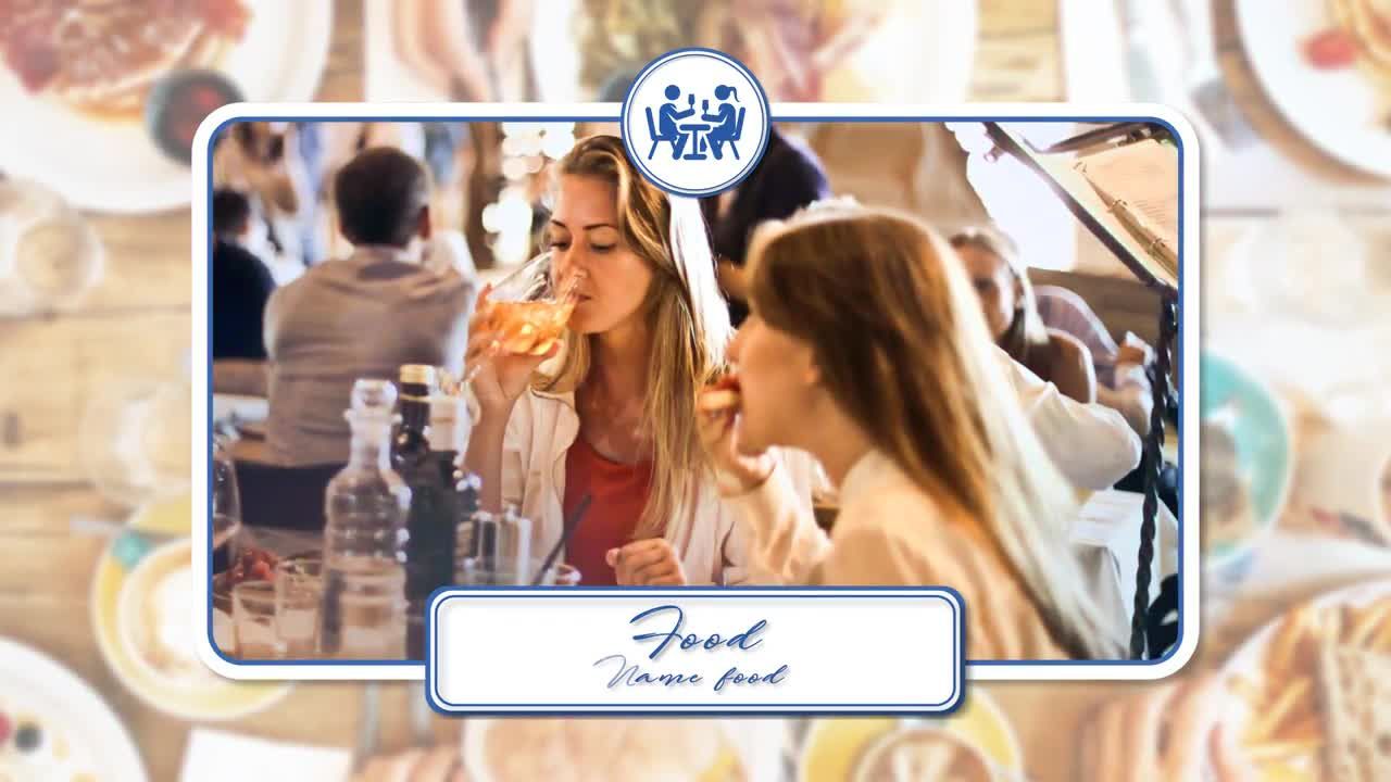 流畅过渡效果的餐厅促销素材库精选AE模板