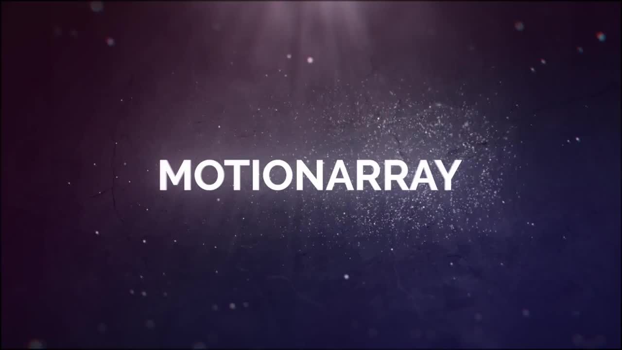 时尚华丽风格的动画徽标素材库精选AE模板