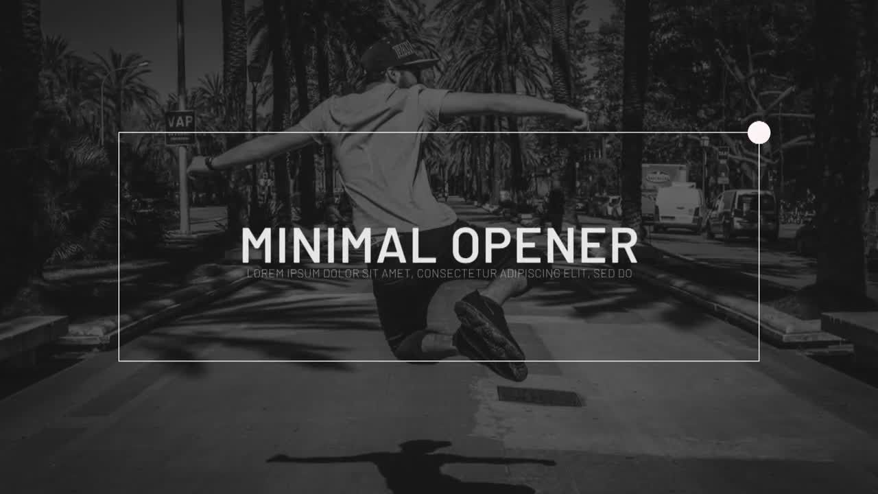 最小的开启者超现代素材库精选PR模板