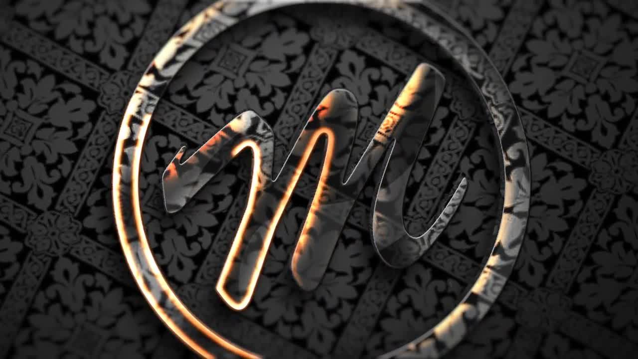 3D光面透明广告徽标素材库精选AE模板