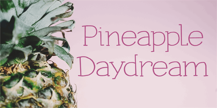 Pineapple Daydream DEMO font插图 Pineapple Daydream DEMO font插图