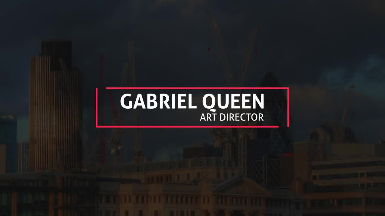 现代简洁流畅的标题动画素材库精选AE模板