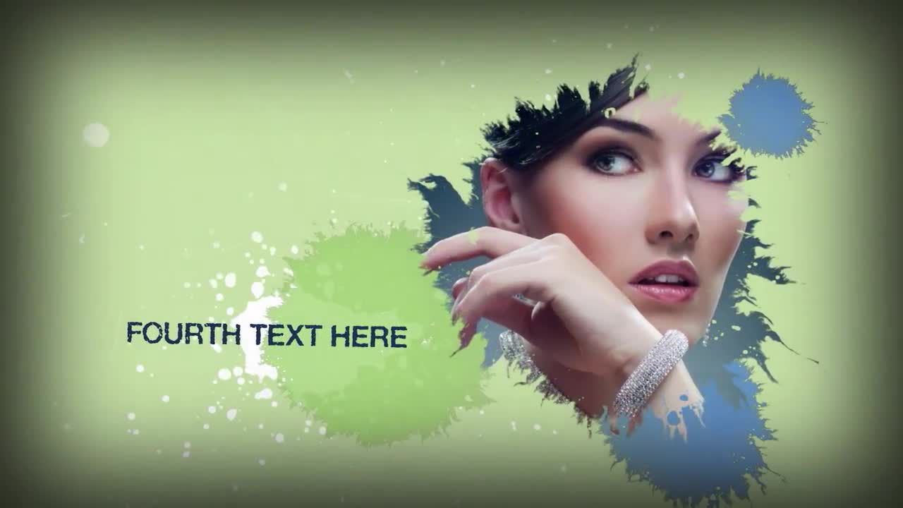 有机图形墨迹散开效果文本动画展示素材库精选AE模板