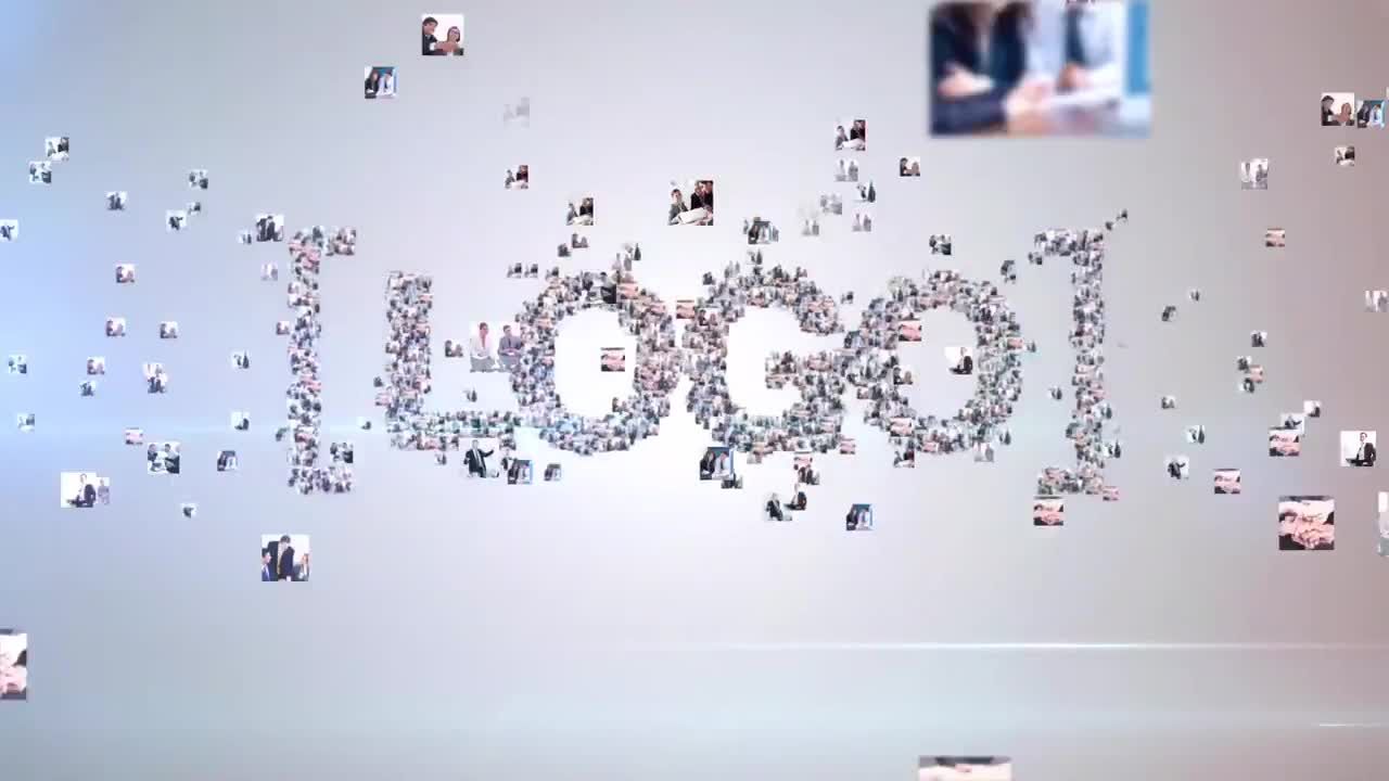 照片构建徽标动画素材库精选AE模板