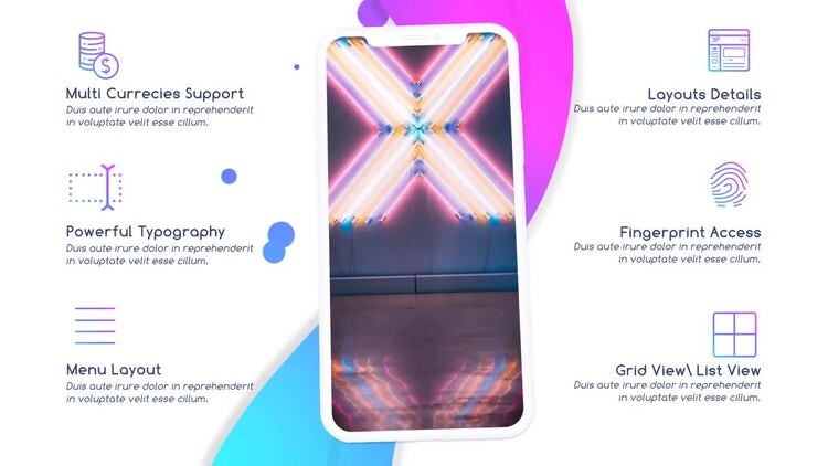 现代简洁的网站或手机宣传幻灯片素材库精选AE模板