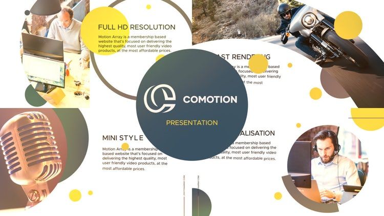 富有创意的Lap演示ae模板