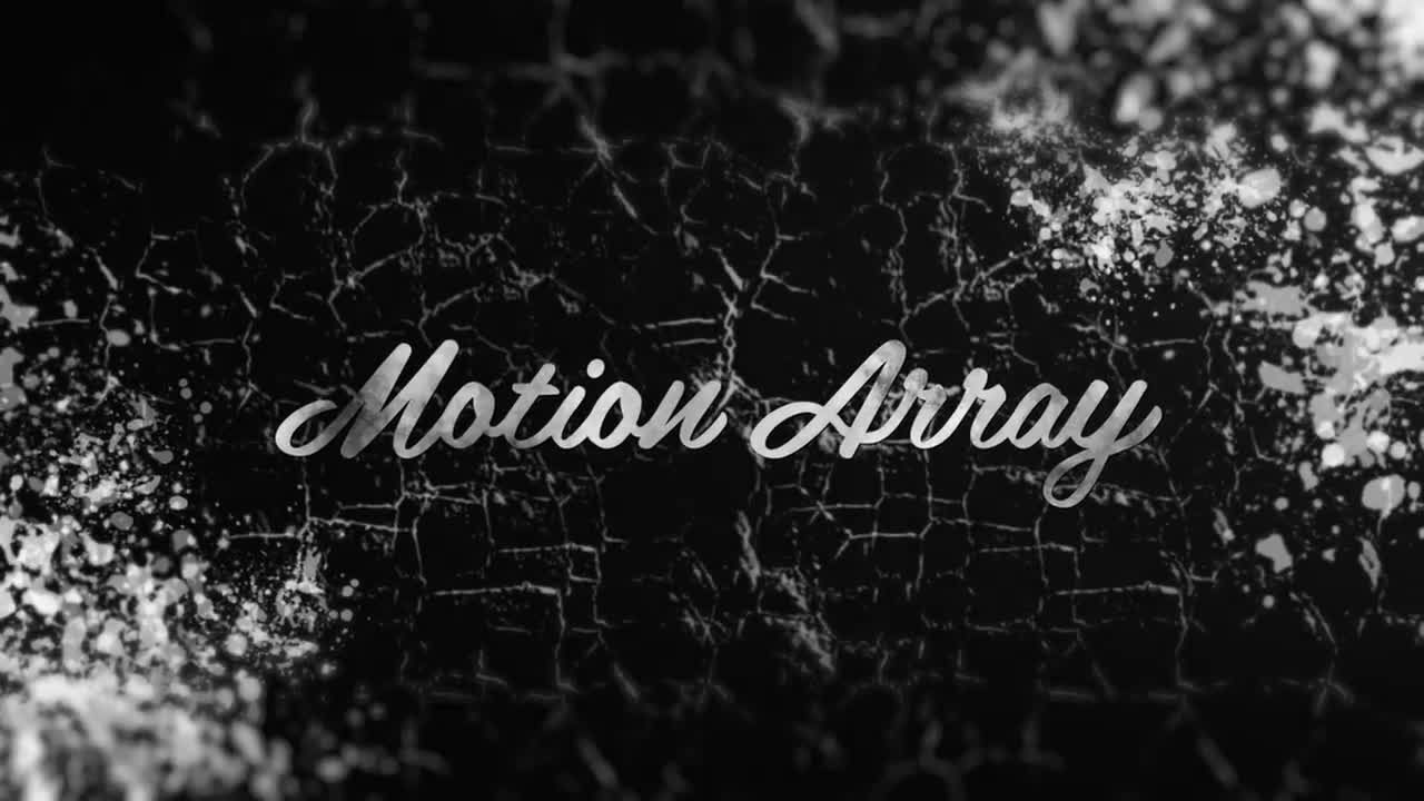 Grunge墨水标志素材库精选AE模板