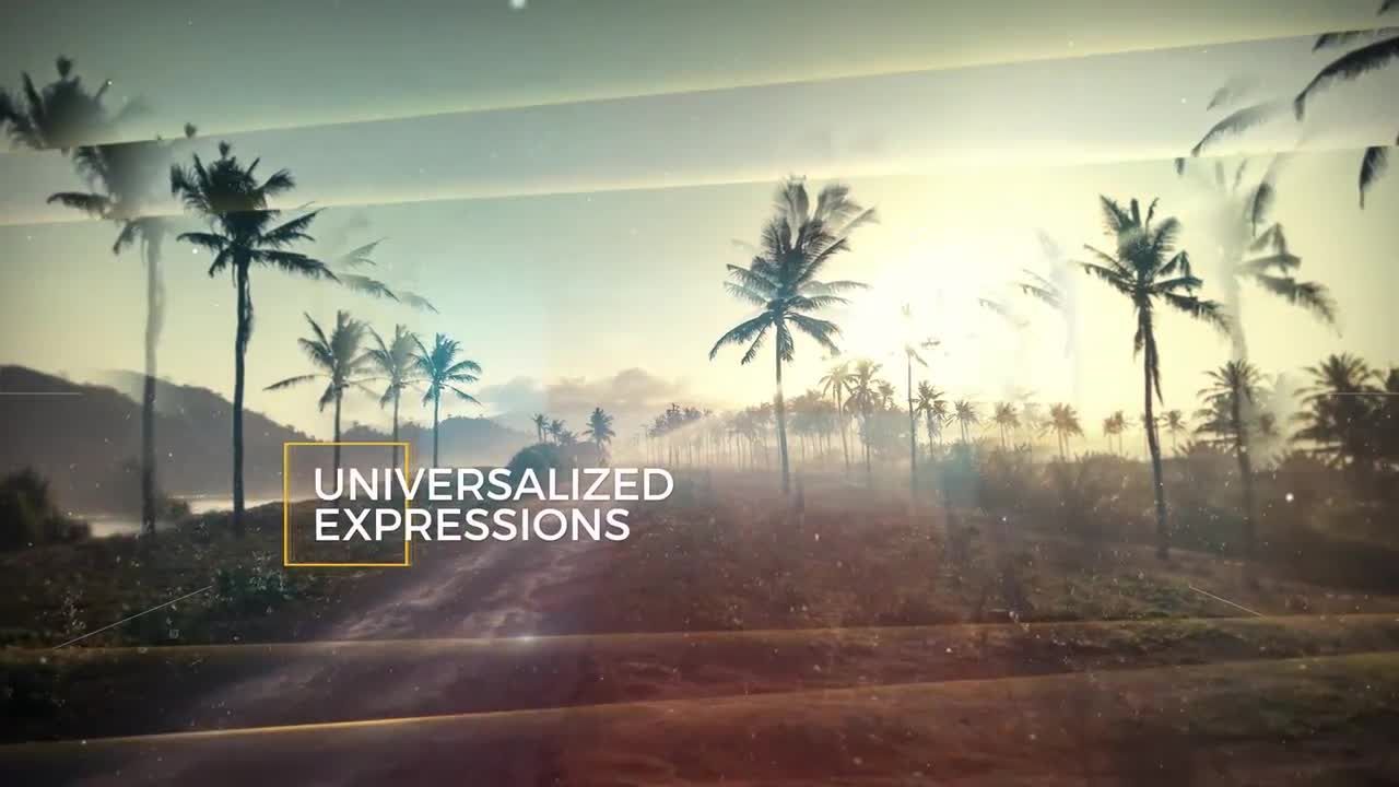 酷炫的照片旋转幻灯片转换素材库精选AE模板