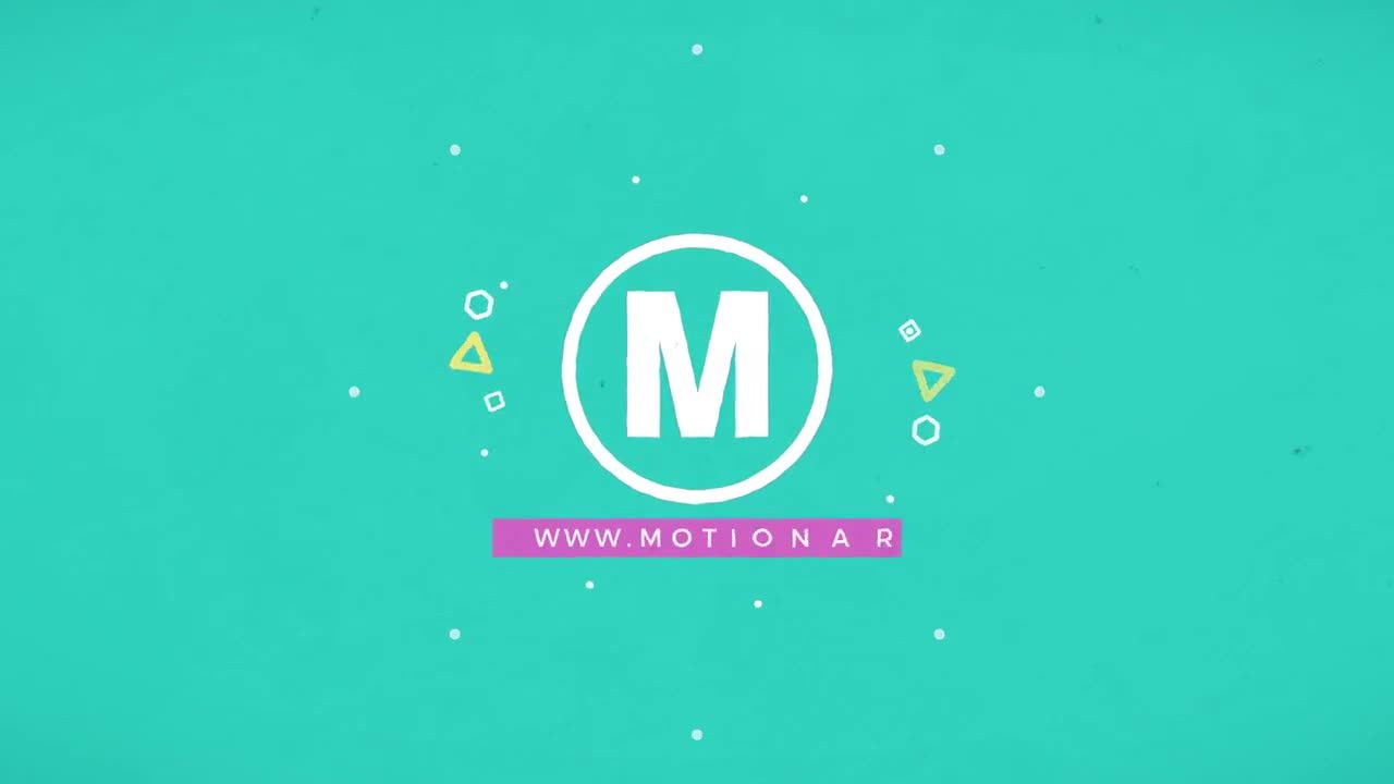 简短充满活力的企业徽标显示素材库精选AE模板