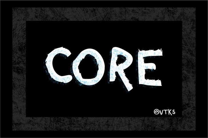 VTKS CORE font插图