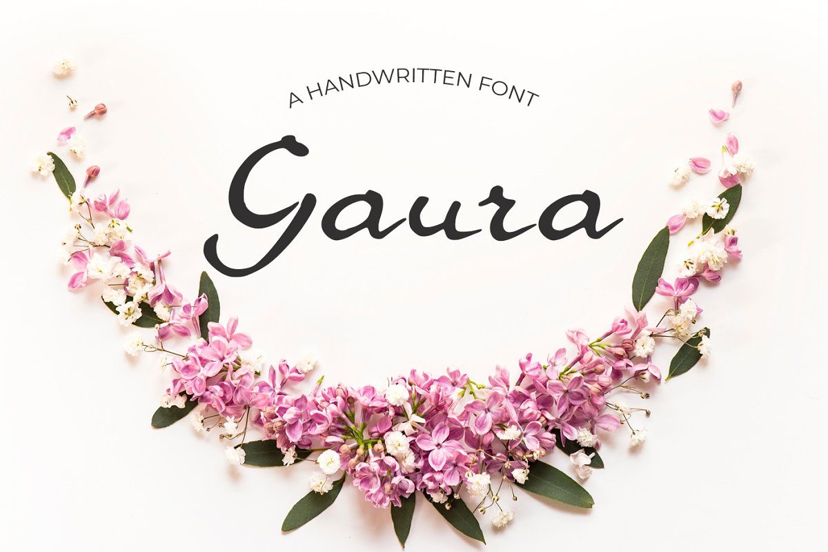 Gaura Font素材之家精选英文字体
