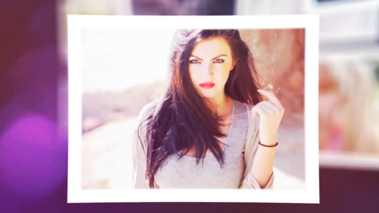 甜蜜照片画廊宣传片素材库精选AE模板