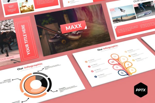 市场数据分析PPT模板下载 Maxx – Powerpoint Template