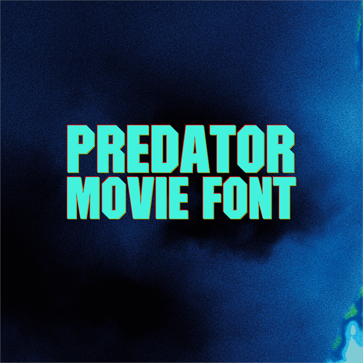 Predator Movie font插图 Predator Movie font插图
