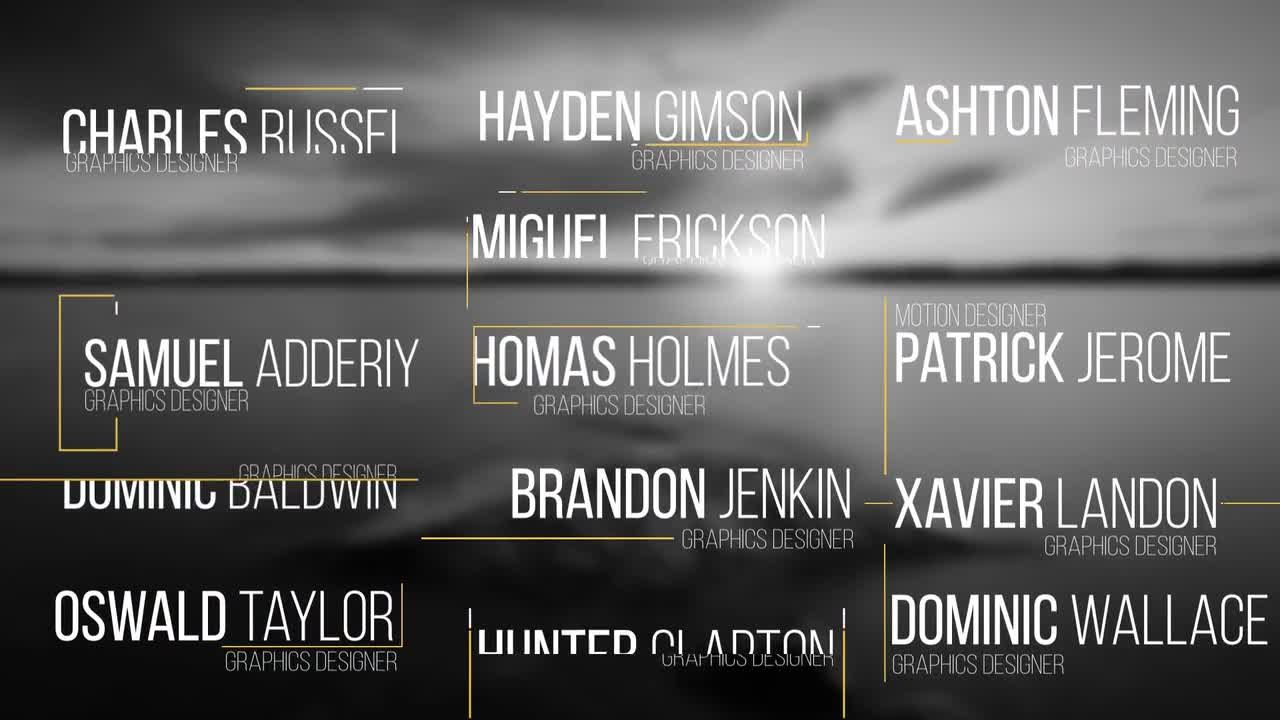 13个清新干净的下三分之一标题素材库精选AE模板