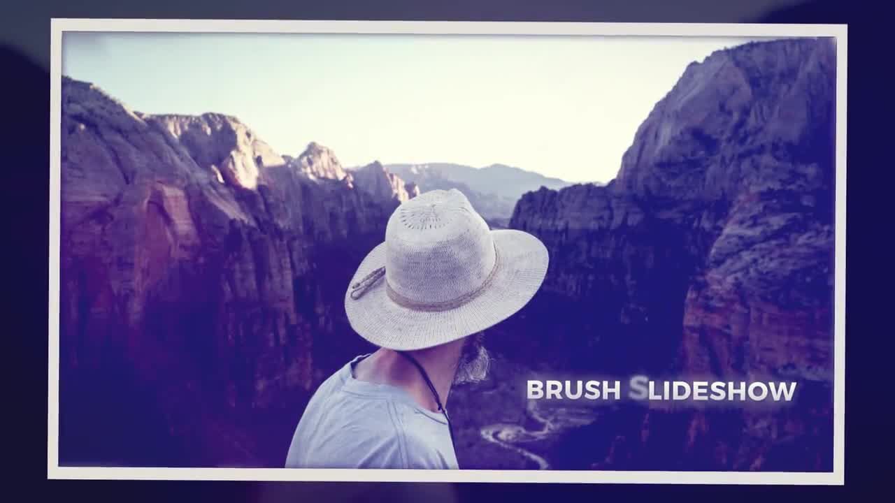 画笔促销演示动画素材库精选AE模板