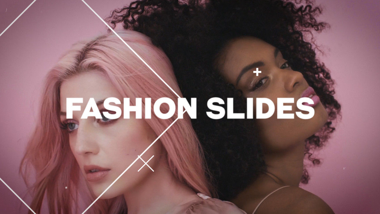 现代时尚分屏风格幻灯片素材库推荐PR模板