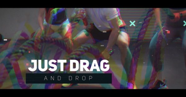 体育运动节目AE特效开场动画素材库精选AE模板 Dynamic Sport Opener