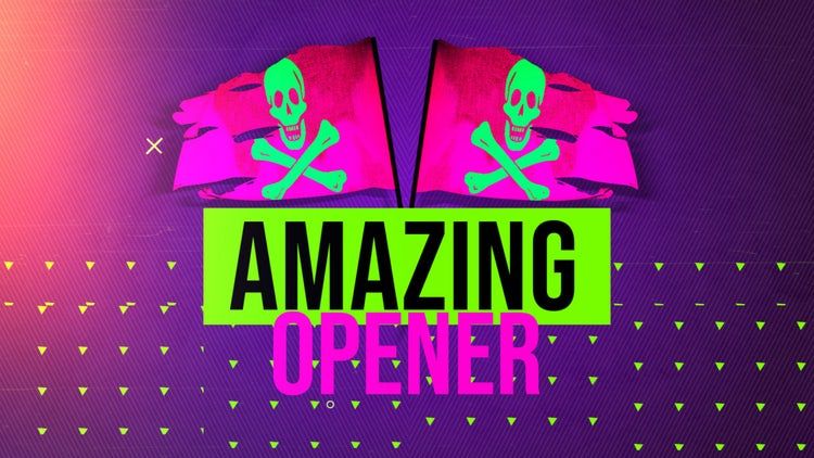 极限运动活力视频素材库精选AE模板