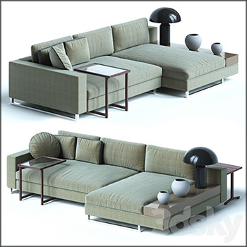 现代风格3人坐组合沙发素材之家精选3D模型