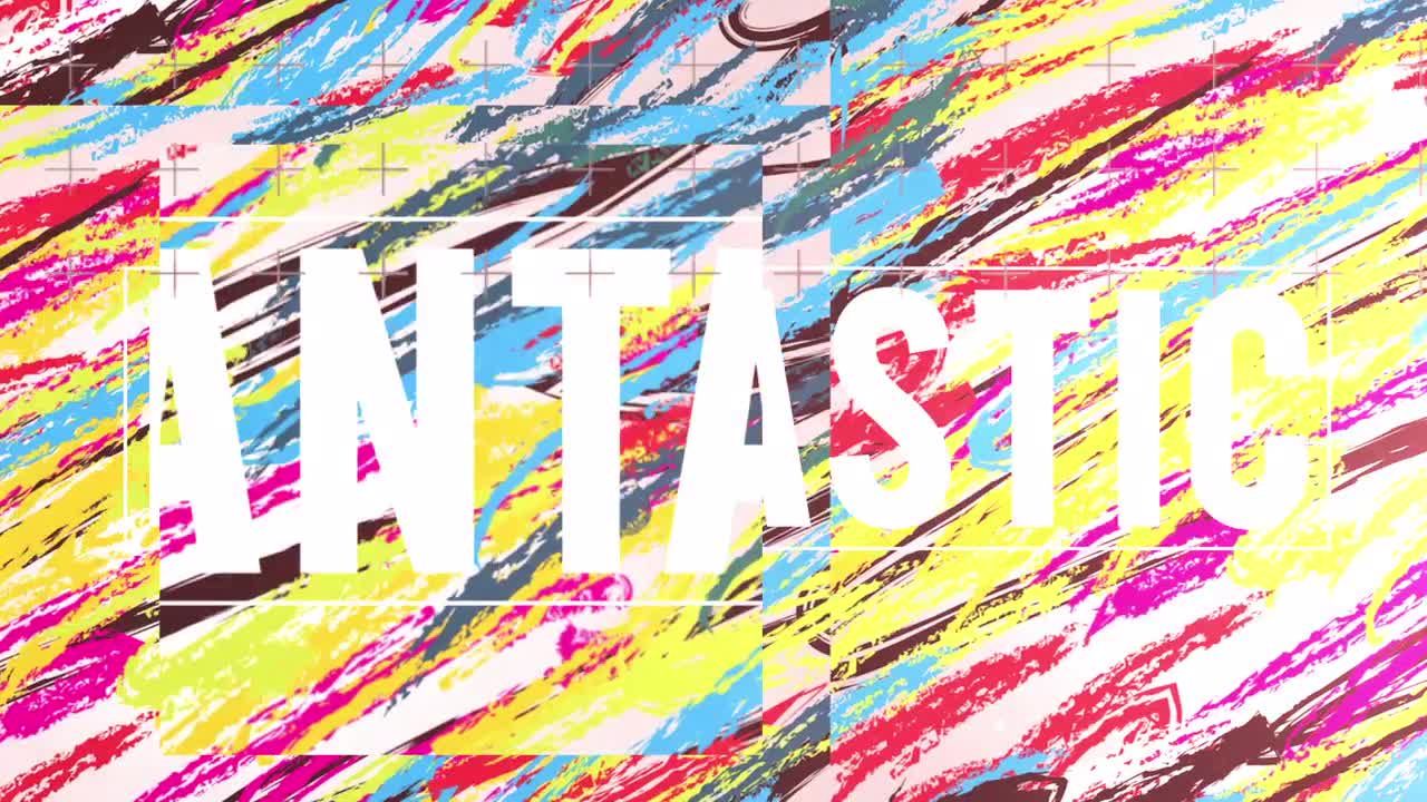 明亮彩色的素材库精选AE模板