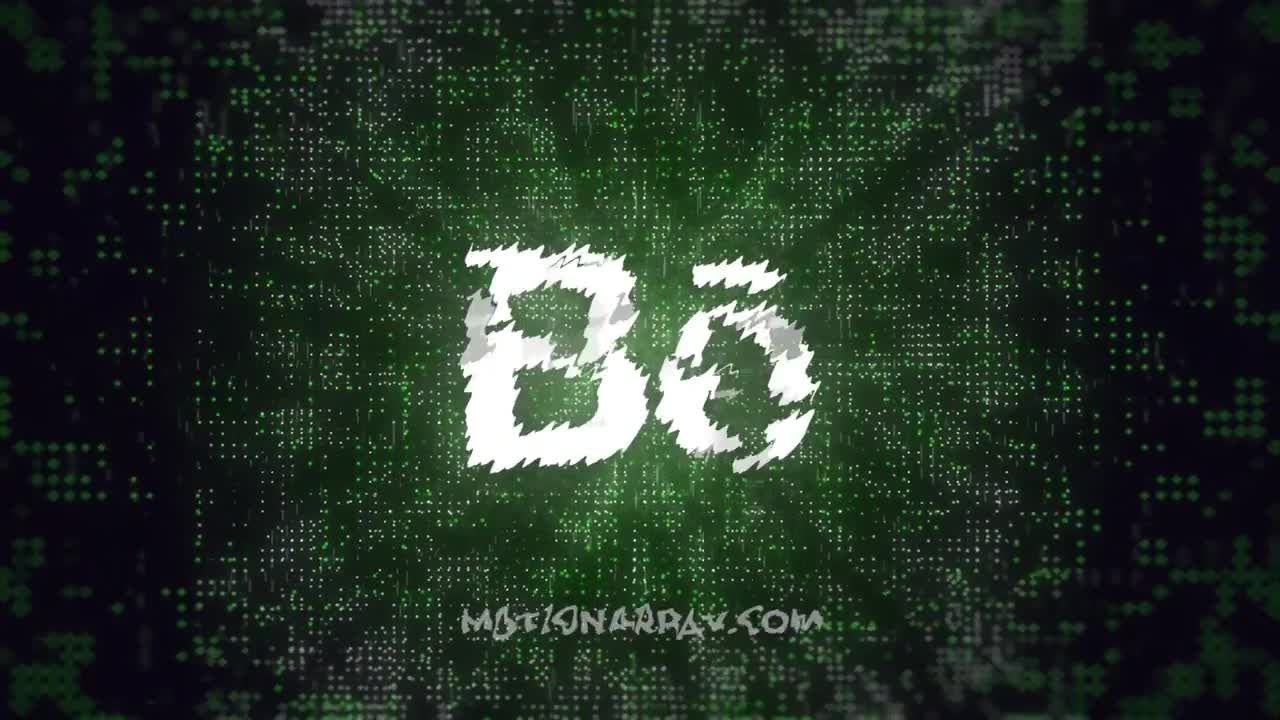 时尚的数字徽标展示素材库推荐PR模板