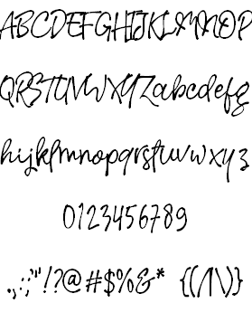 Rose Colored font插图2