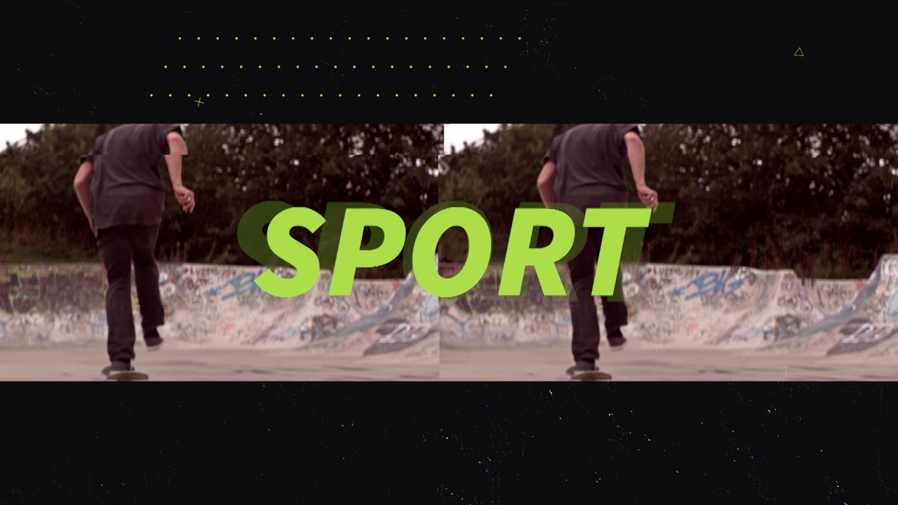 现代酷炫的体育促销素材库精选Pr模板