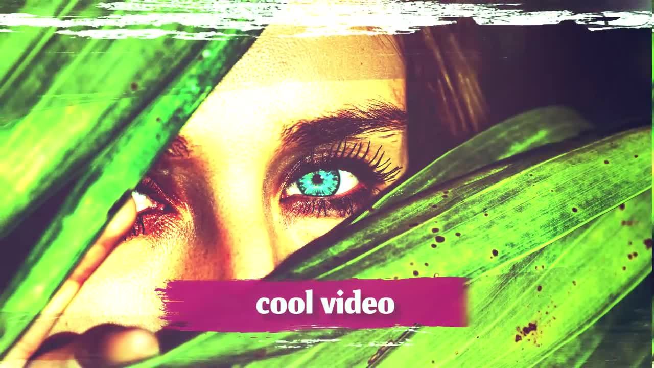 酷炫时尚夏季幻灯片素材库精选PR模板