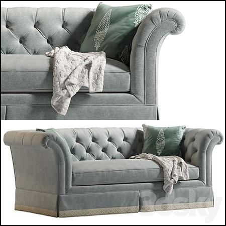 Lexington Charleston欧式双人沙发素材之家精选3D模型
